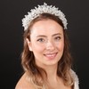 LIMELIA Zircon Queen Crown for Brides - Handcrafted Bridal Tiara
