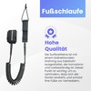 Skinhawk Surfboard Leash SUP Surf Lead, Foot Loop for Stand