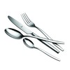 Mepra 108522024 Flatware Set, [24 Piece, Metallic Finish, Dishwasher Safe