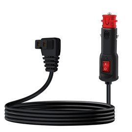 YINGAYOU Car Refrigerator Power Cord with Switch 12V 24V DC Power Cord for Car Refrigerator 16AWG for Alpicool, Bodega, Euhomy, BougeRV, Dometic, ICECO, Setpower, JoyTutus Portable Freezer