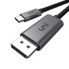 uni USB C to DisplayPort Cable (4K@60Hz, 2K@144Hz, 2K@165Hz), 1m/3ft