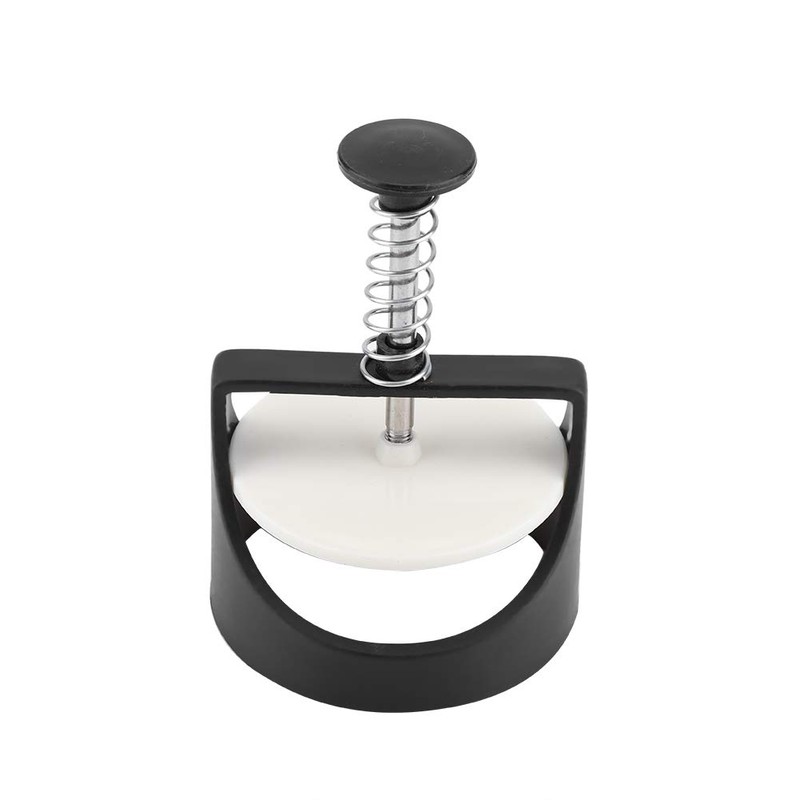BORDSTRACT Spring-Loaded Stainless Steel Burger Press - Non-Stick Patty Maker