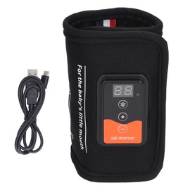 Calentador de Biberones, Mini Portátil Tipo C USB Temperatura Constante Calentamiento Rápido Artefacto de Leche Caliente Viaje de Bebé Dispositivo de Leche Caliente Aislado Ajustable Inteligente, para