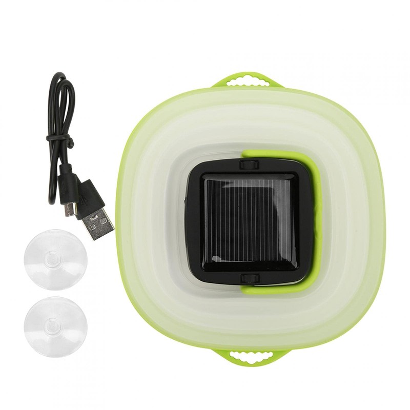 Cikonielf LED Solar Camping Lantern Foldable Portable LED Camping Lamp
