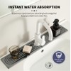 Kitchen Faucet Absorbent Mat, Diatomite Fast Drying Stone Faucet Mat