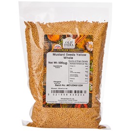 Old India Mustard Seeds Yellow Whole 500g