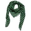 Freak Scene Cotton Scarf - Circles - green - black