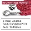 Lead rope with panic hook for horse in various stylish