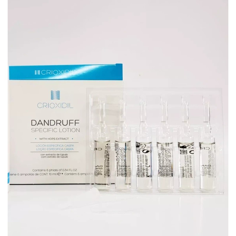 Salerm Cosmetics Ampolletas Anticaspa 6 Ampolletas Crioxidil Salerm
