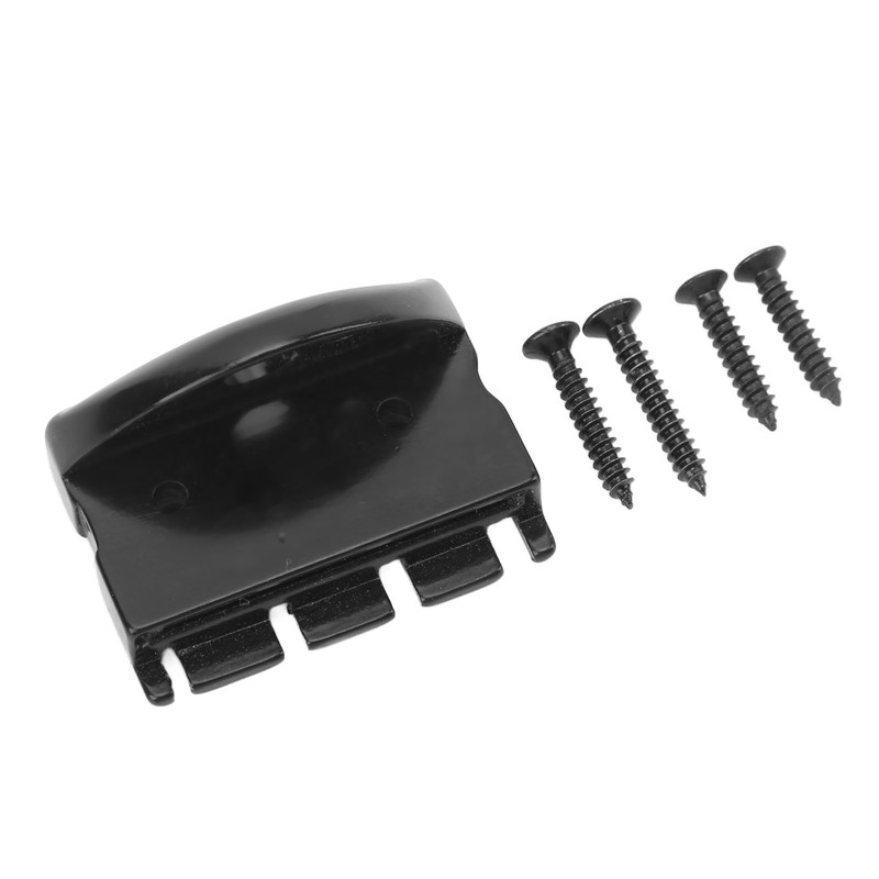 Black Headless 4 Strings Electric Guitar Bridge Metal Corrosion Proof