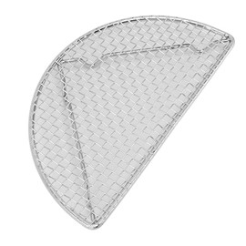 Small Semicircle Cooling Racks 1 Pc 304 Stainless Steel Wire Baking Racks High Temperature Resistant Oven Safe for Cooking Roasting Grilling 6.3 x 3.7 Inches (Small Semicircle 16CM)