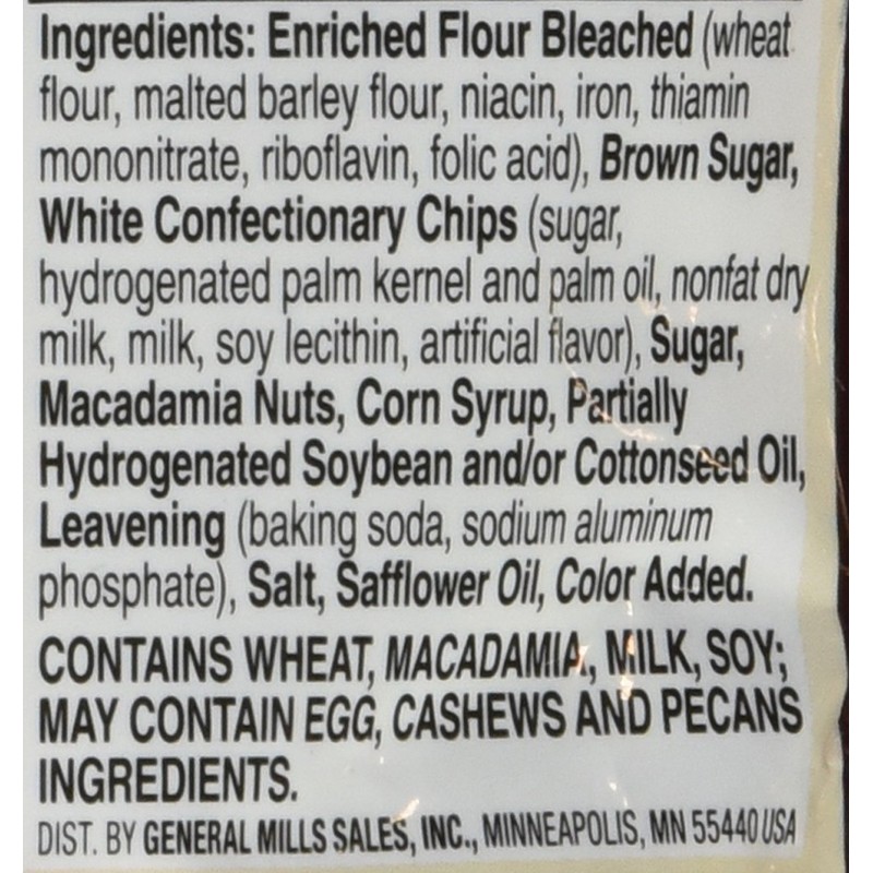 Betty Crocker White Chip Macadamia Cookie Mix, 14 Oz (3