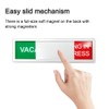 LICQIC Privacy Sign, OCCUPIED/VACANT - Sliding Door Sign for Home