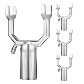 iplusmile Pack of 4 Support Forks for Fruit Trees Orchard Round Branch Support Supports AST Support Crutch Tool Branch Support Metal Heavy Guard Fix Aluminium Alloy Silver
