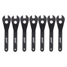 Bicycle Spanner,Bike Cone Wrench Set Tool,Durable Multi-Function,Carbon Steel,(13, 14, 15, 16, 17, 18, 19mm) Bicycle Wheel Hub Axle Nut Install Remover (7 Pieces (13,14,15,16,17,18,19))