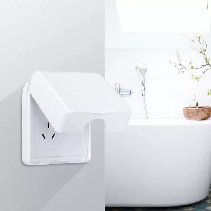 Heyiarbeit Weatherproof Cover Plug in Use Outlet Receptacle Protector 5.59"x3.27"x1.89"(LxWxH)