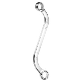 sourcing map S-Style Box Wrench Metric 11/16" x 3/4" 12-Point Double End S-Shaped Wrench