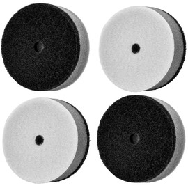 Non-Scratch Dishwand Sponge Refills, Dish Wand Refills Sponge Heads for Kitchen Cleaning Safe for Non-Stick Cookware 4Pack, Grey+Black