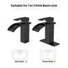 GBBNE Waterfall Bathroom Faucets Single Hole Sink Faucet for 1