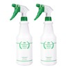 Plastic Spray Bottle 2 Pack, 32 Oz, All-Purpose Heavy Duty