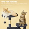 Quuzee Cat Tree for Indoor Cats - Tall Multi-Level Cat