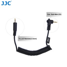JJC Remote Shutter Release Connection Cable for Canon R100 R R6 R6II RP R7 R8 R10 M6II 850D 800D 90D 80D G1X G1XII G1XIII SX60 SX70 Replaces Canon RS-60E3 [See Description for Further Compatibility
