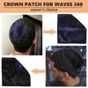 2 Pcs Double Layer Crown Patch for Waves,Wave Crown Patches