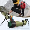 20-60x80 Spotting Scopes for Bird Watching, BAK4 Waterproof Spotting Scope