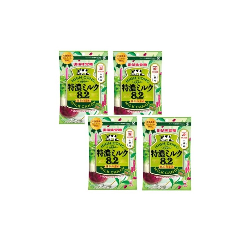 Mikakuto Tokuno Milk 8.2, Matcha Red Bean Blast, 2.5 oz
