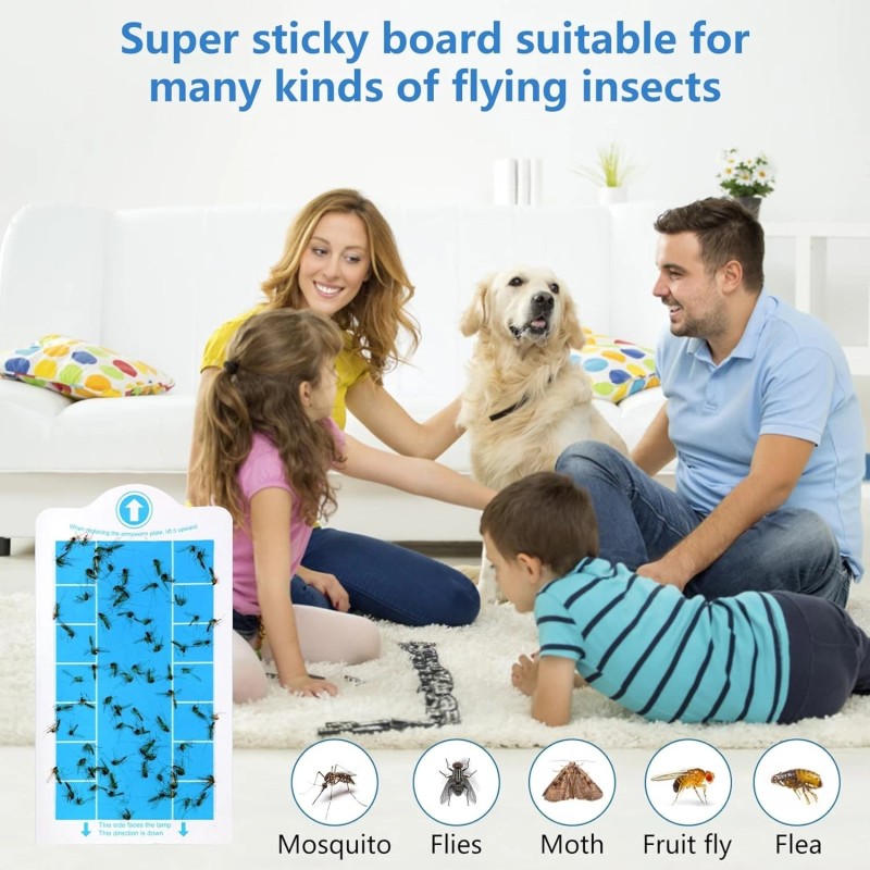 Stingmon 24 Pack Flying Insect Trap Refill Kit, Replacement Sticky