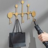 Tongdejing Wall Mounted Coat Hooks, Wall Mounted Cloakroom Nordic Style