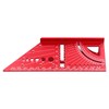 Woodworking Square Size Measure Ruler Aluminum Alloy 3D Mitre 45