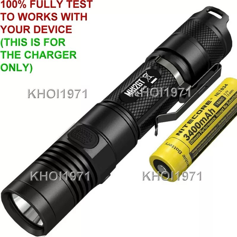 KHOI1971 CAR Charger adapter for MH27UV TM22C NITECORE 1000 Lumens