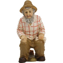 FADEDA Cagones/Height: 7 cm/Hand-Painted/Detailed Nativity Scene Figures - Christmas Table Decoration Nativity Accessories