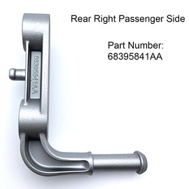 Exhaust Bracket, Rear Right Muffler Support Hanger Assembly Fit for Ram 1500 5.7L 6.2L 2019-2024, Replace 68395841AA Passenger Side