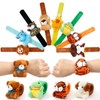 Tacobear Pack of 12 Plush Animals Snap Bracelet Party Bag