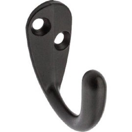National 2-2pk-National Hardware Oil Rubbed Bronze Single Wardrobe Clothes Hook N330-795