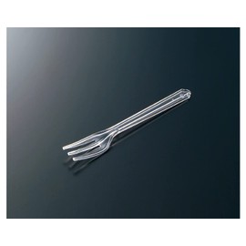 Chuo Chemical Disposable Dessert Fork 100 Single Bag Pack of 100 Size: Total Length: Approx. 3.9 inches (10 cm)