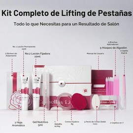 Ymiko Kit Profesional Permanente de Pestañas Doble Efecto Camelia