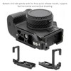 Aluminum Alloy Camera LShape Vertical Shooting Quick Release Plate for