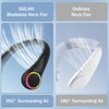 Neck fan, Portable Fan with 5-17H Lifespan, 4000mAh Neck fan
