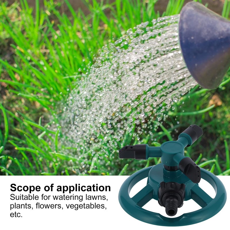 Fdit Lawn Sprinkler 360 Degree Rotatable Yard Sprinkler Irrigation Tool