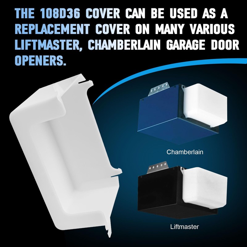Garage Door Openers 108D36 Lens Cover Compatible with LiftMaster and