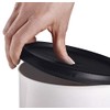 Tupperware One Touch Reminder Canisters, Set of 4, Black