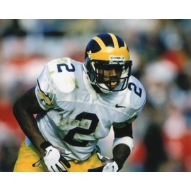 CHARLES WOODSON MICHIGAN WOLVERINES FOOTBALL 8X10 SPORTS ACTION PHOTO (NN-1)