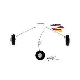 Universal Landing Gear for RC Airplanes, Landing Gear for RC Aircraft, Replacement Part for Model Making and Toys, Accessories Compatible with Many Models, Indoor and Outdoor, Hobby Hobbyists