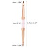 VOCOSTE Double Head Crystal Handle, 6mm 6mm, ABS, Rose Gold