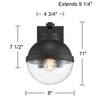 Possini Euro Design Sargasso 11" High Modern Industrial Outdoor Wall