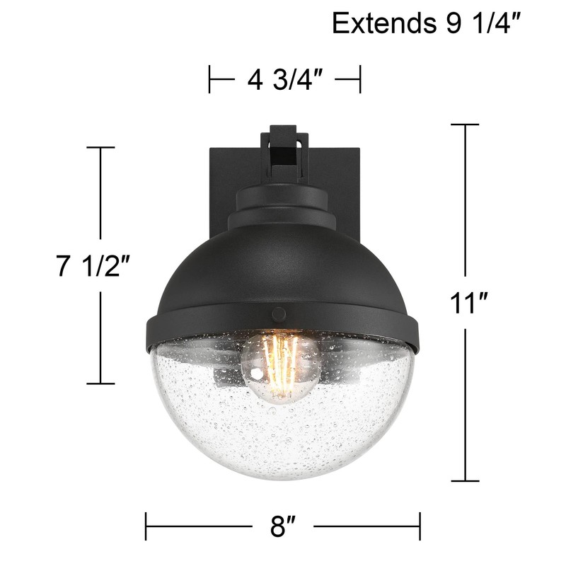 Possini Euro Design Sargasso 11" High Modern Industrial Outdoor Wall