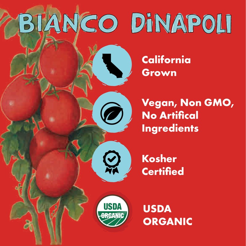 Bianco DiNapoli Organic Fire Roasted Chopped Tomatoes - Vine Ripened
